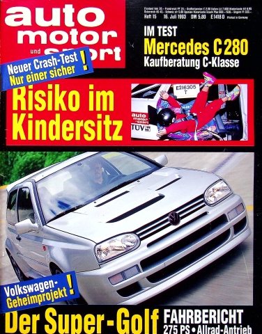 Deckblatt Auto Motor und Sport (15/1993)